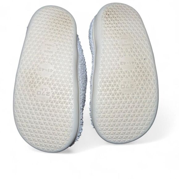 Taylor Swift themed “Meet me at Midnight” Women's White Enroidered slippers - Picture 7 of 8